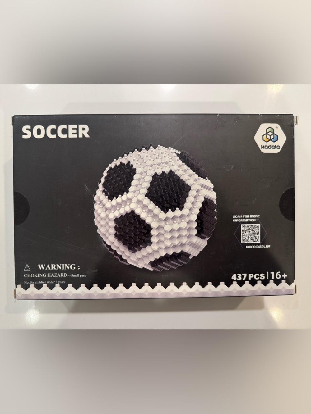 Kadele Soccer Ball Building Block Set 437 Pieces New in Box